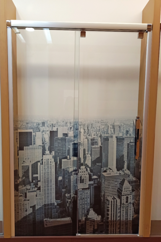 mampara de ducha VETRO 135 cm tusmamparas valencia liquidacion nueva york rascacielos
