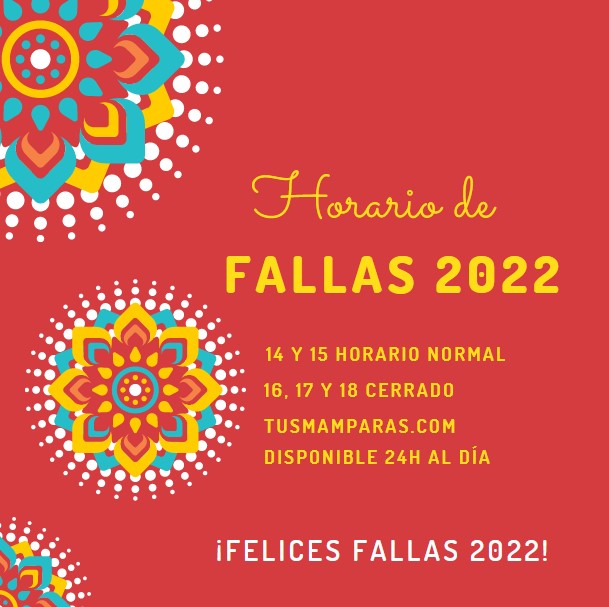 Horarios de Fallas 2022