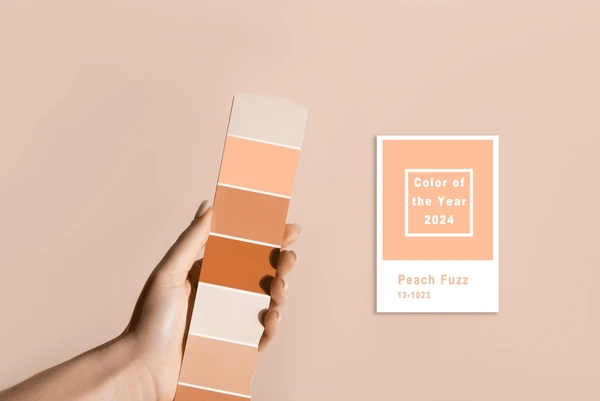 Peach Fuzz es el color Pantone de 2024